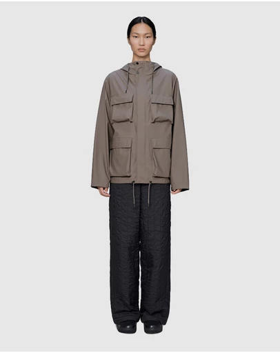 RAINS - Women's Pocket Jacket Cinder