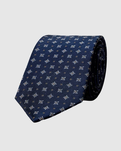 Politix - Geo Jacquard Silk Tie