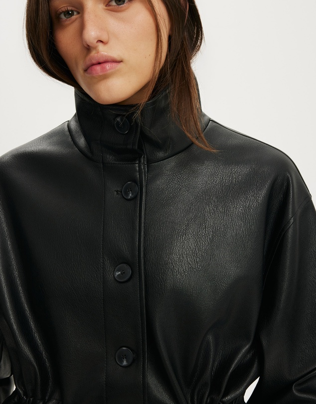 Cotton On - Eli Faux Leather Parka