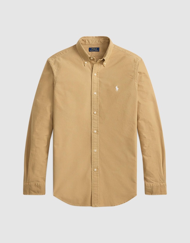 Polo Ralph Lauren - Custom Fit Garment-Dyed Oxford Shirt - ICONIC EXCLUSIVE
