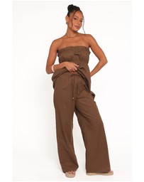 Petal & Pup - Ember Cotton Pants - Brown