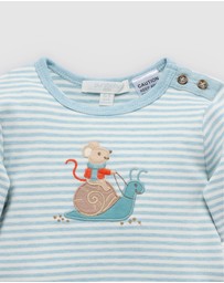 Purebaby - Thick Applique Bodysuit -Kids-Babies