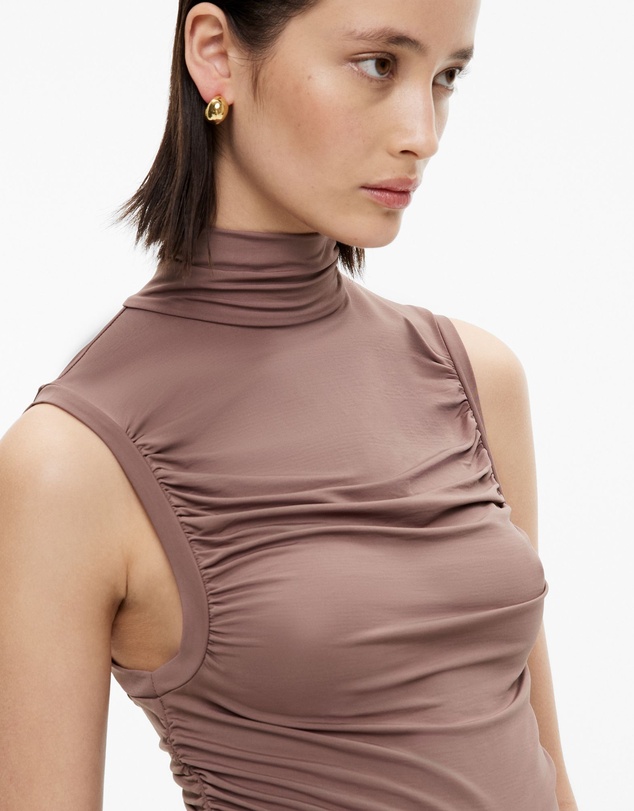 Witchery - High Neck Gather Top