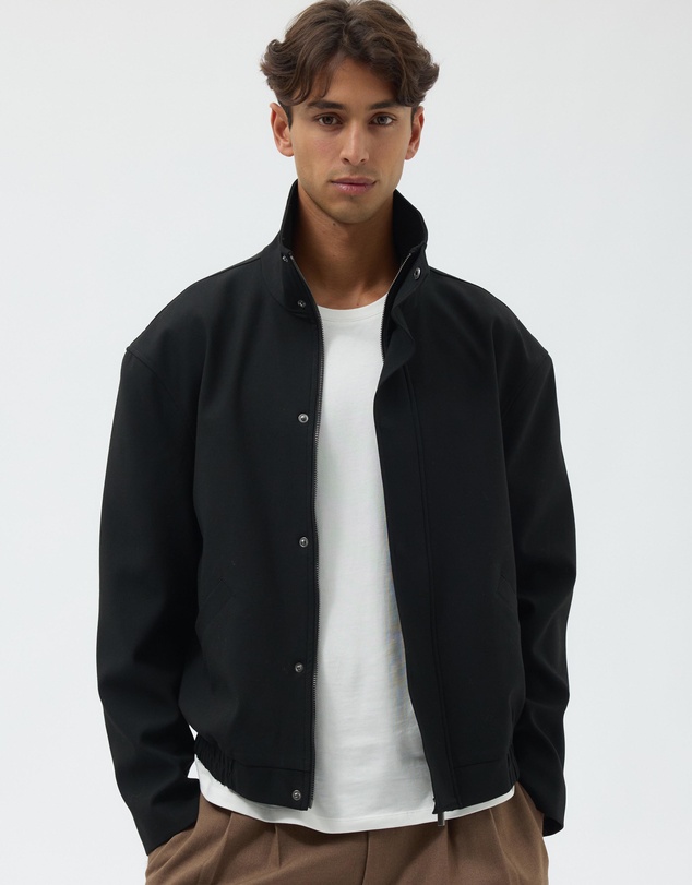 AERE - Cassian Funnel Neck Zip Jacket