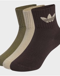 adidas Originals - MID ANKLE SOCK 3 PAIR PACK KIDS