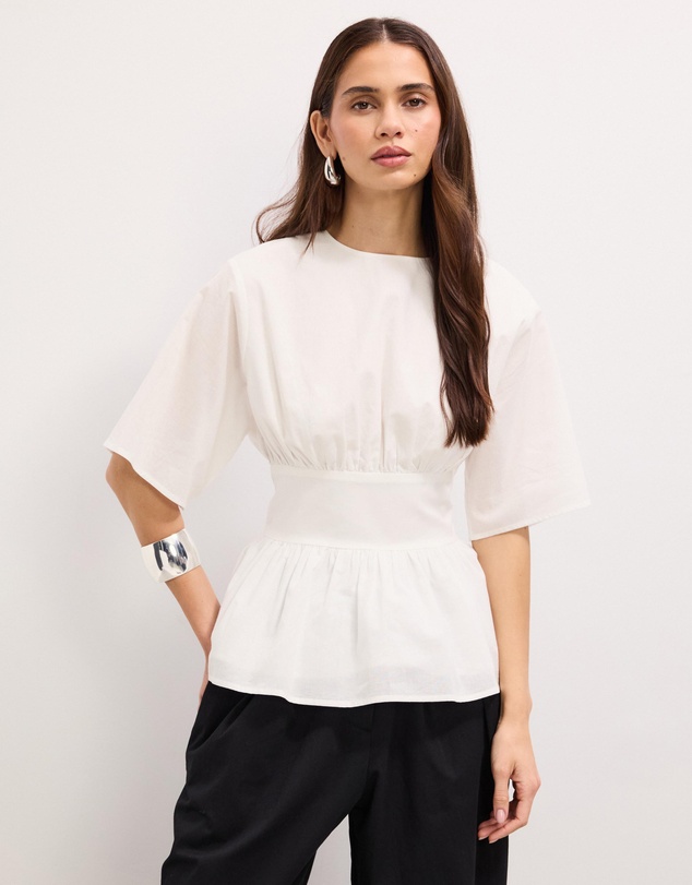 The Fated - Stella Waisted Blouse