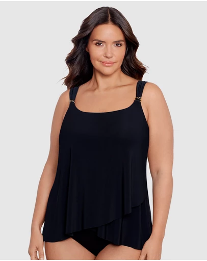 Miraclesuit Swimwear  - Razzle Dazzle Dazzle Underwired Plus Size Tankini Top