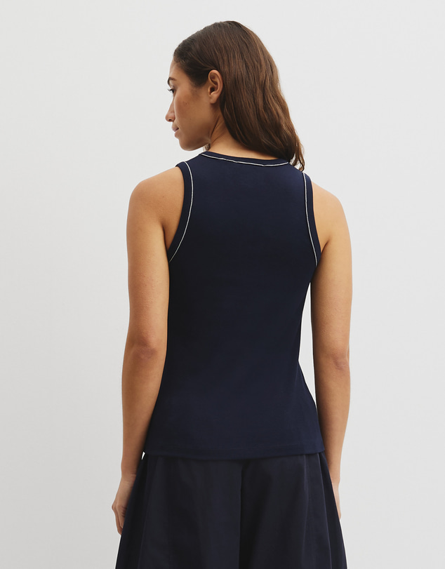 Country Road - Contrast Stitch Tank