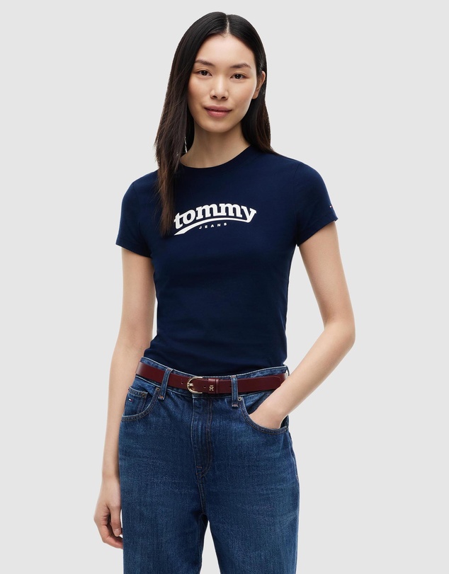 Tommy Jeans - Slim Essential Logo Short Sleeve Tee