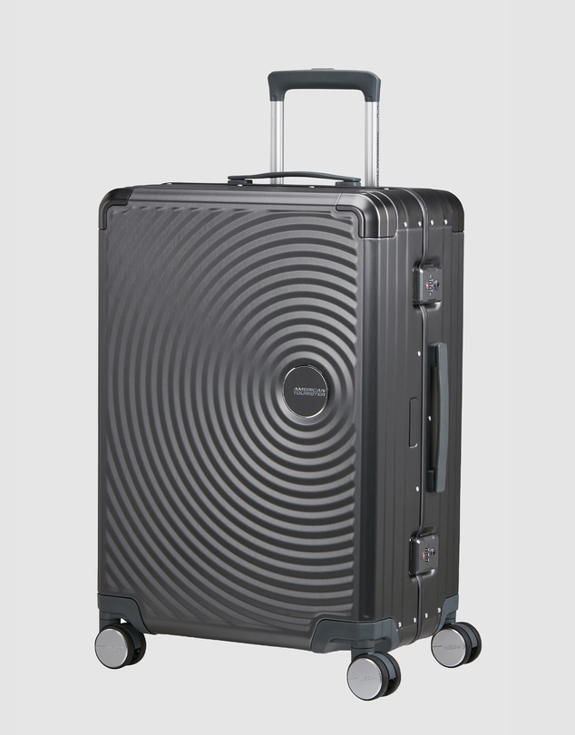 American Tourister - Soundbox Alu Medium Tsa Suitcase Expandable (68Cm)