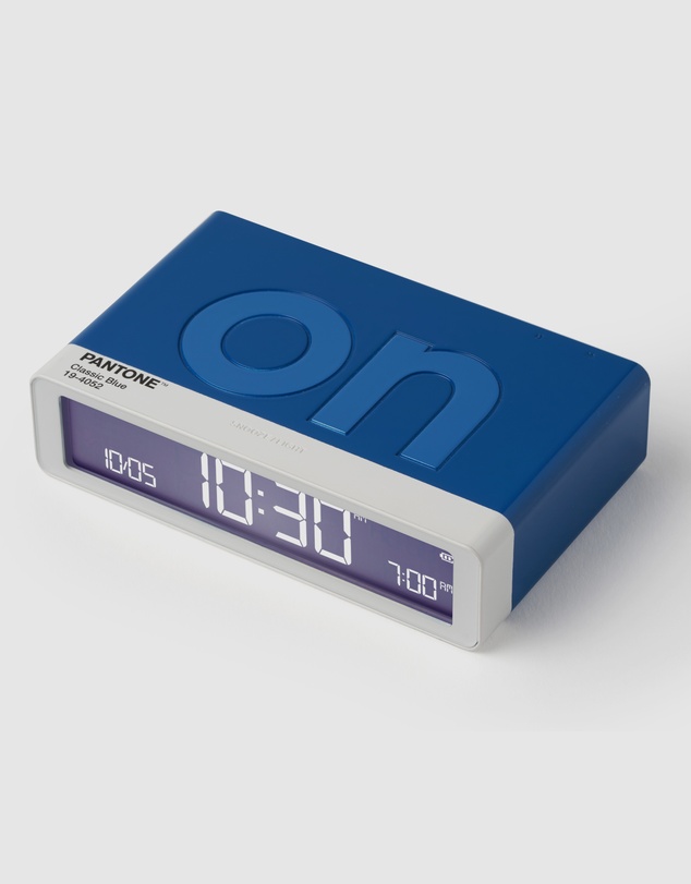 Lexon - Lexon GIFT Set PANTONE - Includes Mino+ Mini Speaker, Flip Classic Clock, Mina M Lamp, Thykho 3 Speaker - Classic Blue