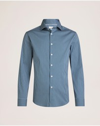 SABA - Lucian Long Sleeve Stretch Check Shirt