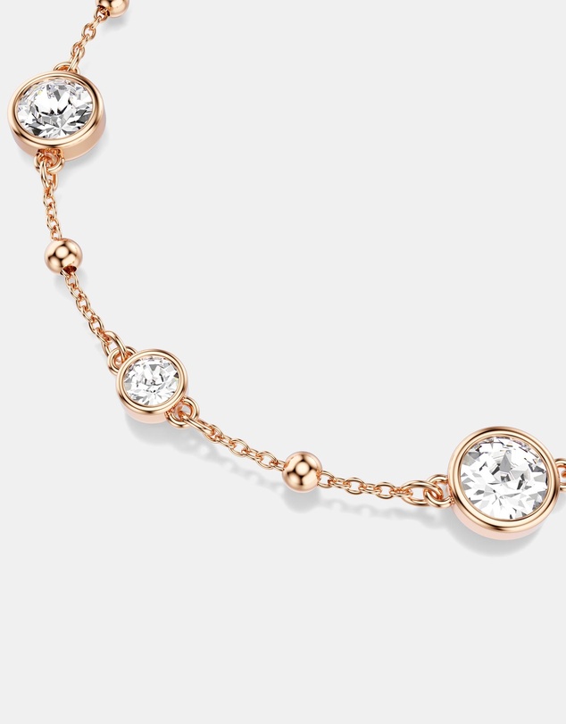 Swarovski - Imber Bracelet, Round Cut, White, Rose Gold-Tone Plated