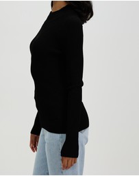White By FTL - Pansy Rib Top