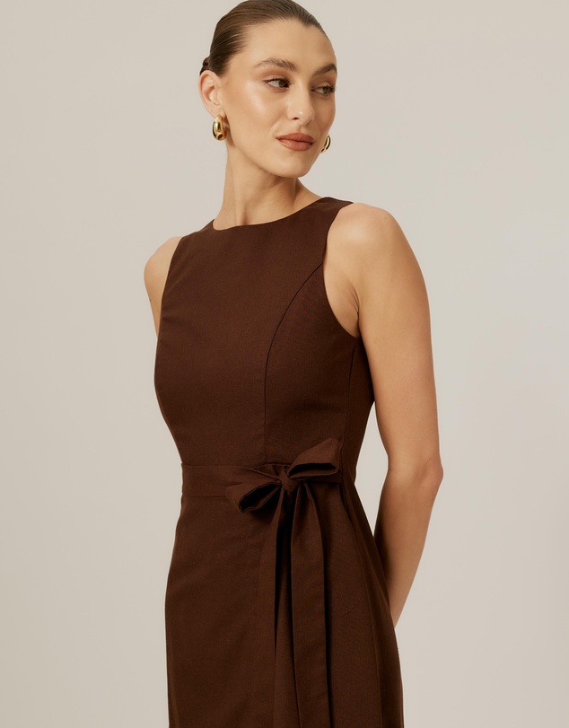 Tussah - Tie Midi Dress