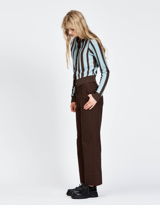 bul - Havu Cardigan Brown Stripe