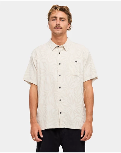 Billabong - Mens Sundays Jacquard Short Sleeve Shirt