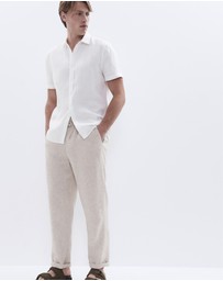 UNISON - Linen Pull On Pant