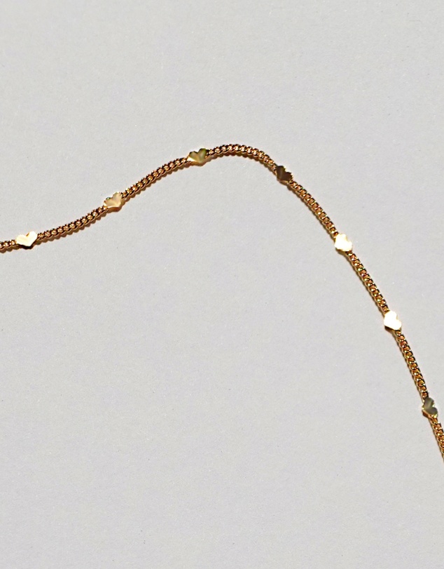 SAINT VALENTINE - Fine Heart Chain Bracelet - Gold