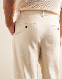 AERE - Leo Linen Suit Pants