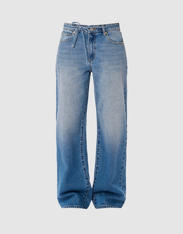 Abrand - 99 Baggy Worn Tie Jeans