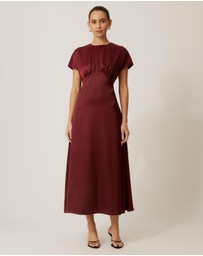 Tussah - Reena Satin Midi Dress