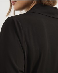 Atmos&Here Curvy - Aveline Tie Back Shirt