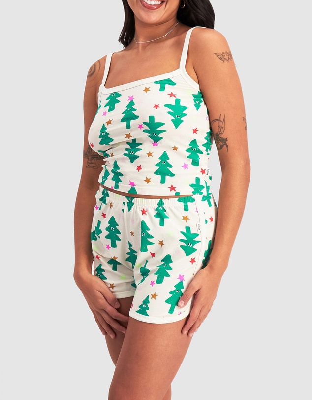 Bonds - Christmas Tree Sleep Aussie Cotton Blend Singlet