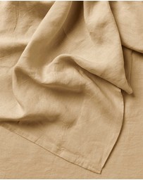 Aura Home - Evie Stonewash Organic Cotton Sheet Set in Caramel