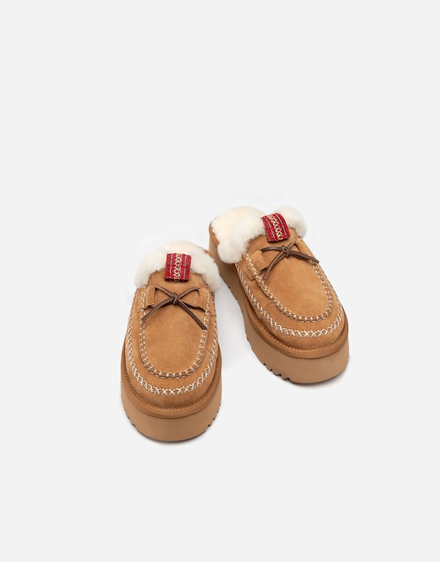 Ozwear Connection Uggs - Ugg Letitia Platform Slipper (Replaceable Decoration)