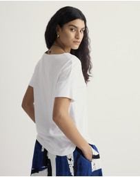 Seasalt - Seasalt Cornwall White Bryher View T-Shirt