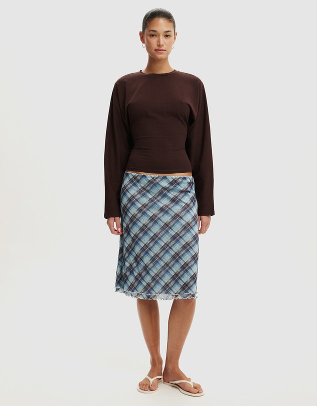 Cotton On - Blair Batwing Long Sleeve Top