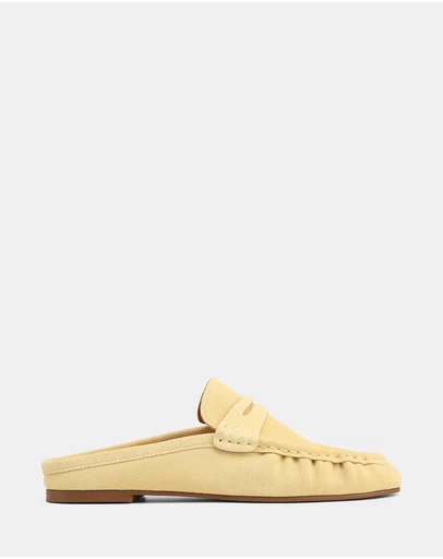 Wittner - Bronn Suede Leather Backless Loafers