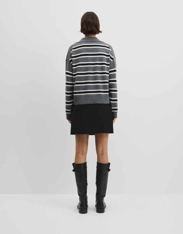 Country Road - Australian Cotton Blend Stripe Knit Polo