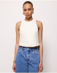 AERE - Maris Pintuck Linen Top