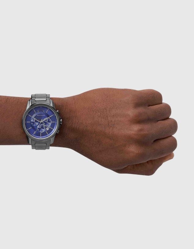 Armani Exchange - Gun-Metal Chronograph Watch