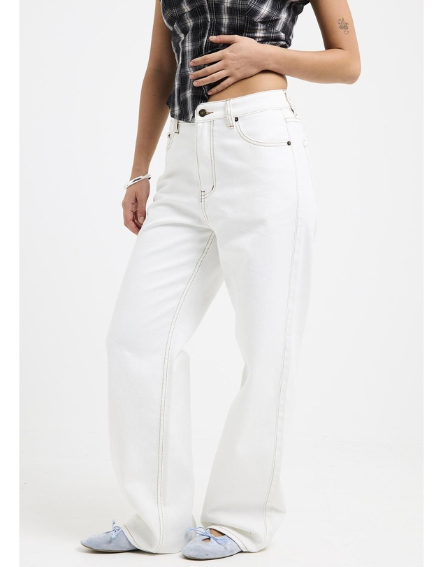 Subtitled - Tayla High Straight Denim Jeans