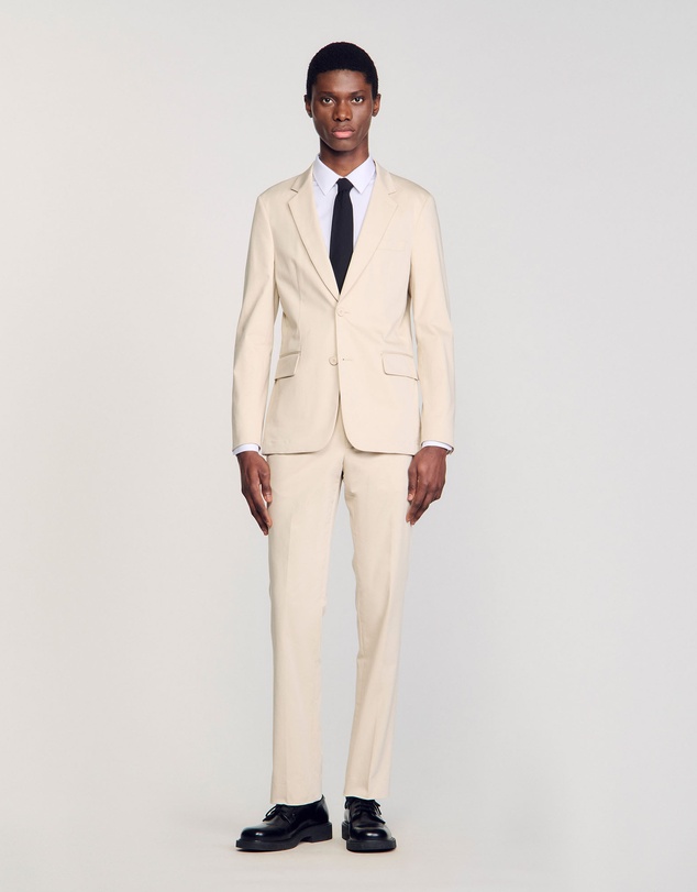 Sandro - Formal Destructure Cotton Jacket