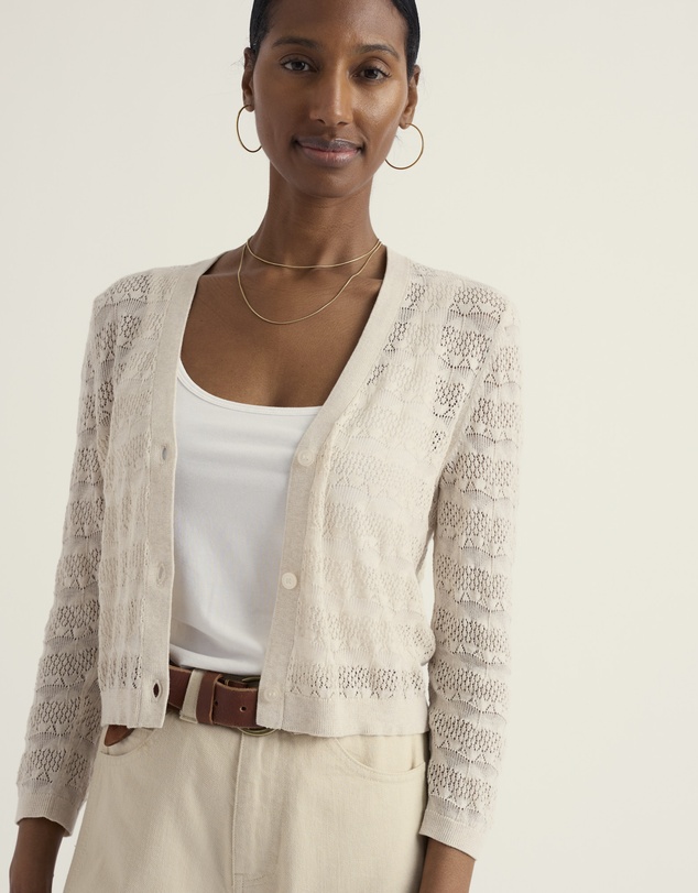 Seasalt - Seasalt Cornwall Neutrals Sweet Day Cotton Cardigan