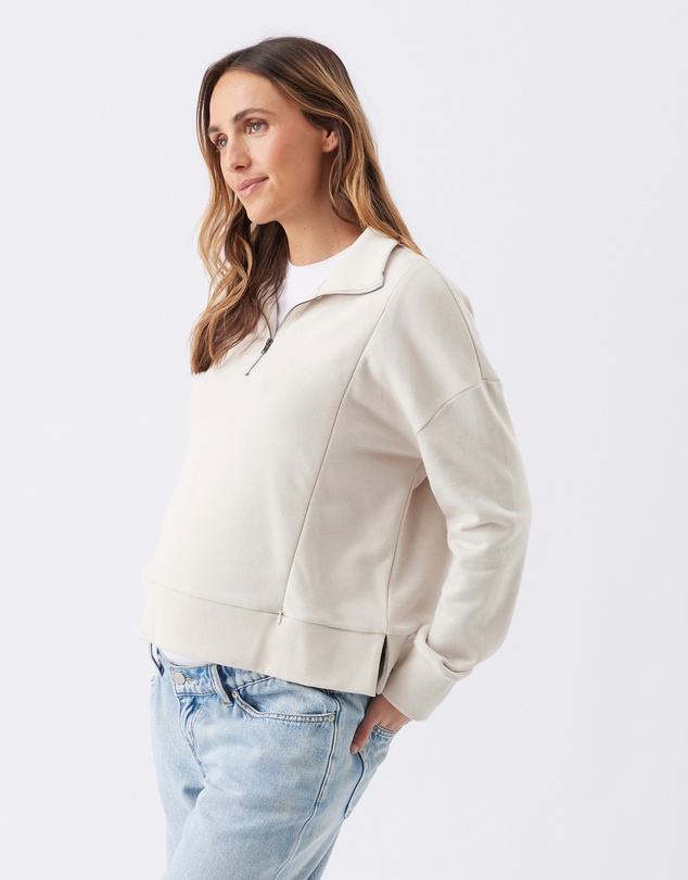 Ripe Maternity - Terry Nursing Sweat