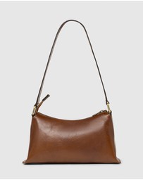 Florence - The Laura Tan Leather Shoulder Bag