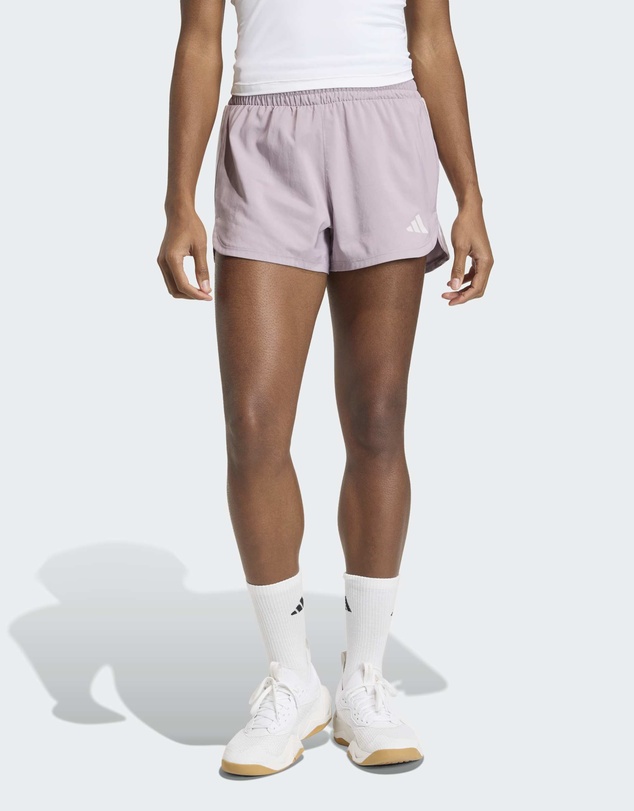 adidas Performance - Pacer Workout Woven High Rise Shorts Womens