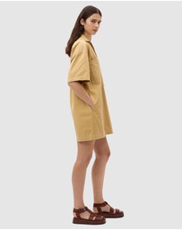 Oroton - Drill Popover Dress