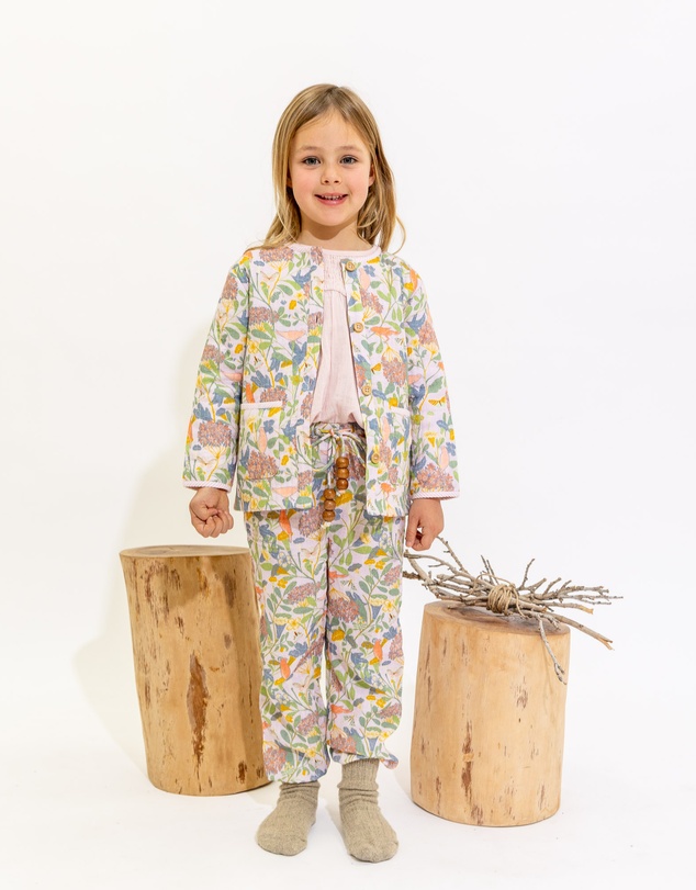Alex & Ant - Quin Quilted Jacket - Botanical Pink
