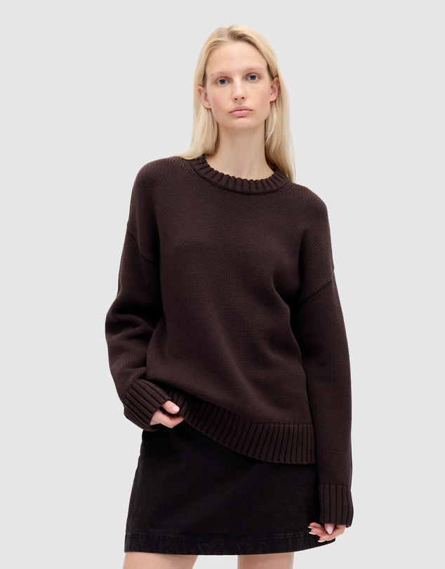 GAP - Cotton Oversized Boyfriend Crew Pullover