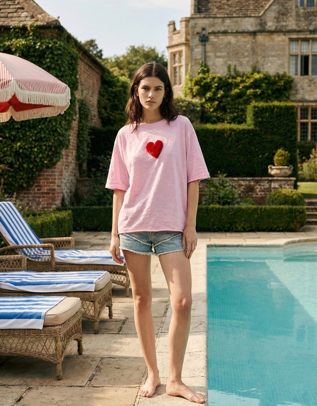 THE TALES - We Love Velvet Heart Street Tee
