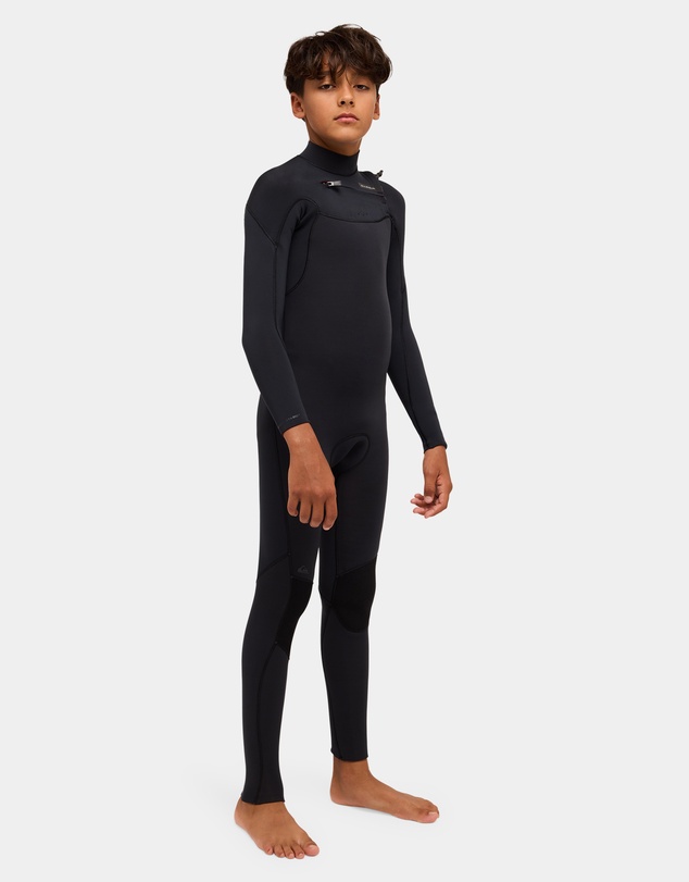 Quiksilver - Boys 8 to 16 3/2 Everyday Sessions Chest Zip Wetsuit