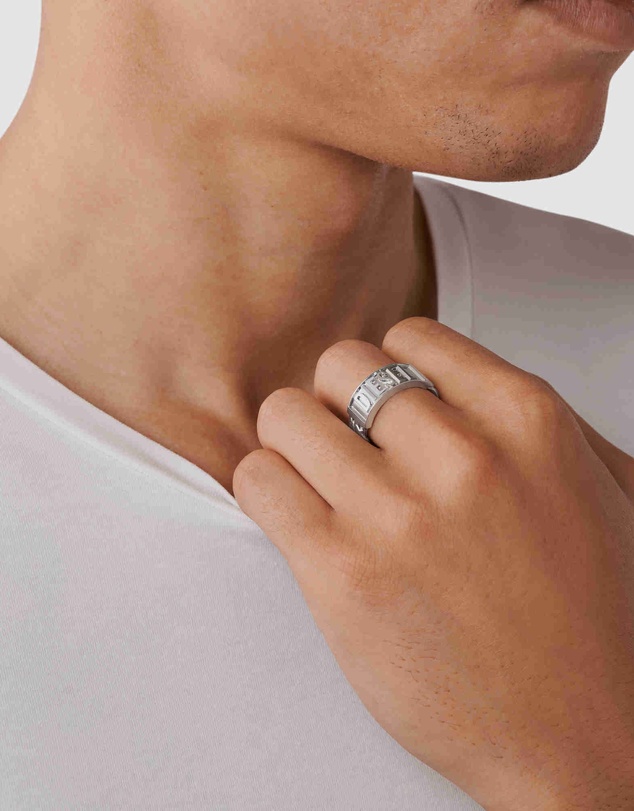 Diesel - Silver-Tone Ring