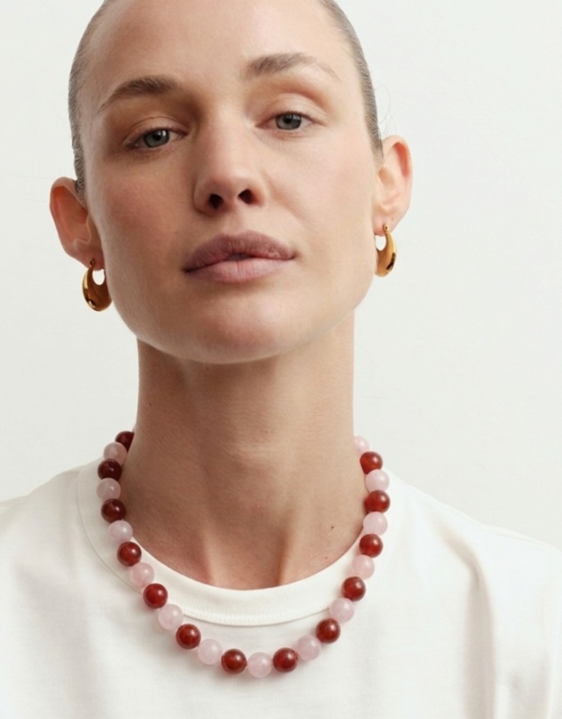Reliquia Jewellery - The Toga Necklace Red and Pink