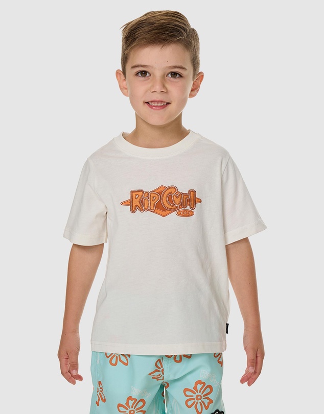 Rip Curl - Ride The Wave Logo Tee - Babies-Teens